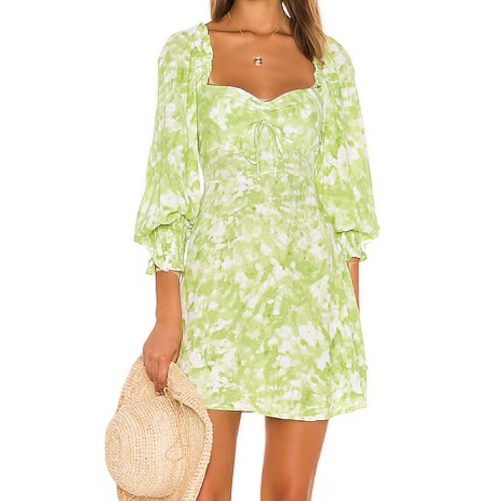 NWT FAITHFULL THE BRAND Arianne Mini Dress in Lime
Roos Tie Dye